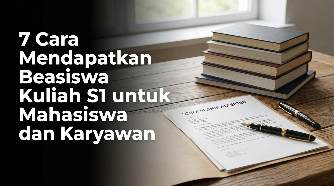 7 Cara Mendapatkan Beasiswa Kuliah S1 untuk Mahasiswa dan Karyawan